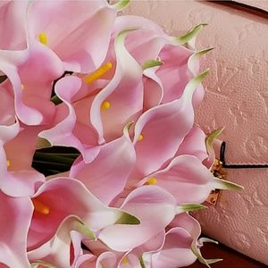 20pcs artificial PINK Calla Lily